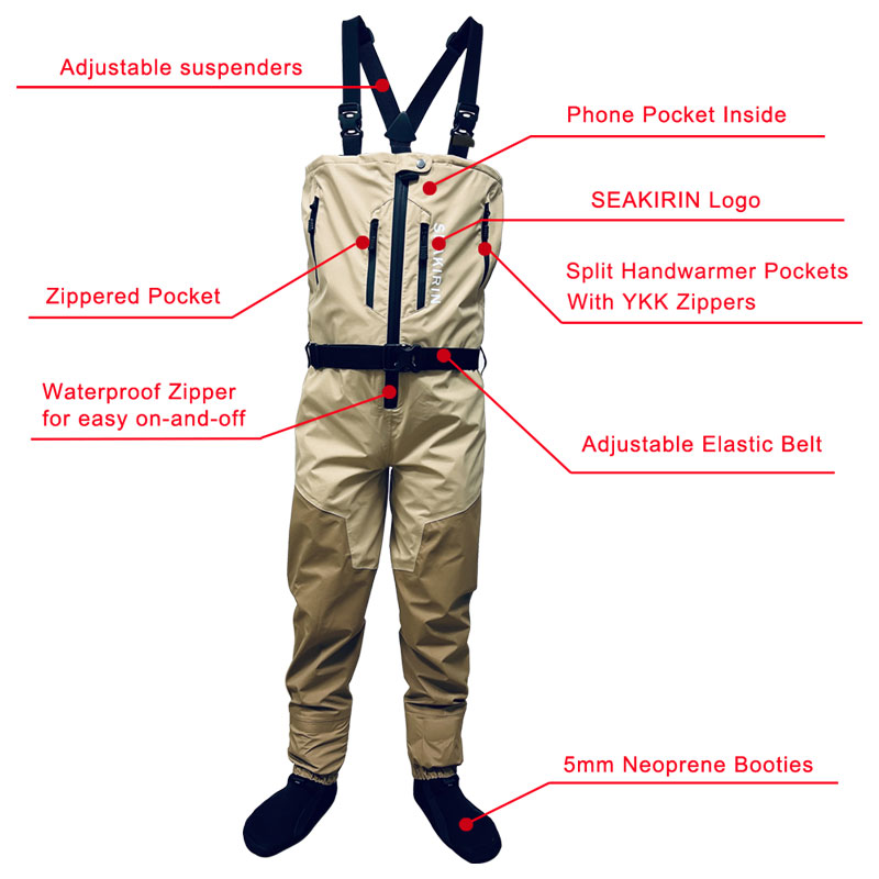 Zip-front Breathable Stout Che - Fishing Pants Waterproof review and price