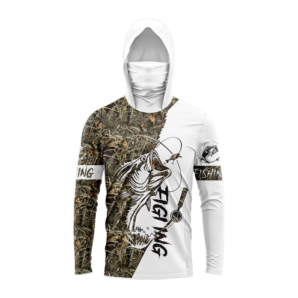 Men Bass Fish Print Fishing Ho - Fishing Hoodie review and price