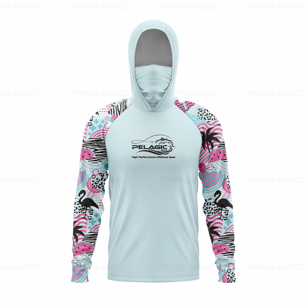 pelagic gear Men Hood Fishing  - Fishing Shirt Uv Protection review and price