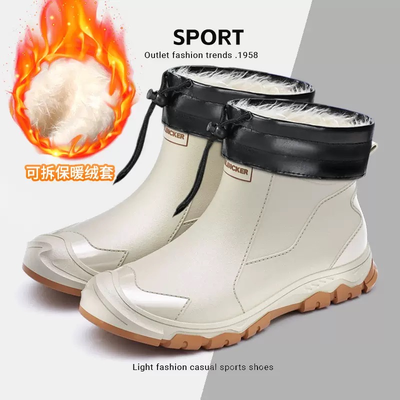 Waterproof Men's Rain Shoes Fa - Fishing Socks review and price