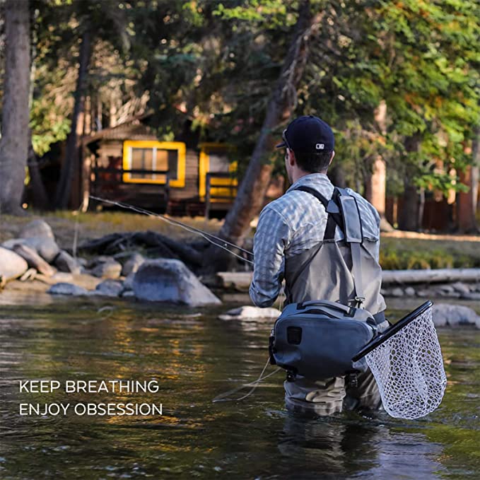 Men's Fly Fishing Waders Three - Fishing Pants Waterproof review and price