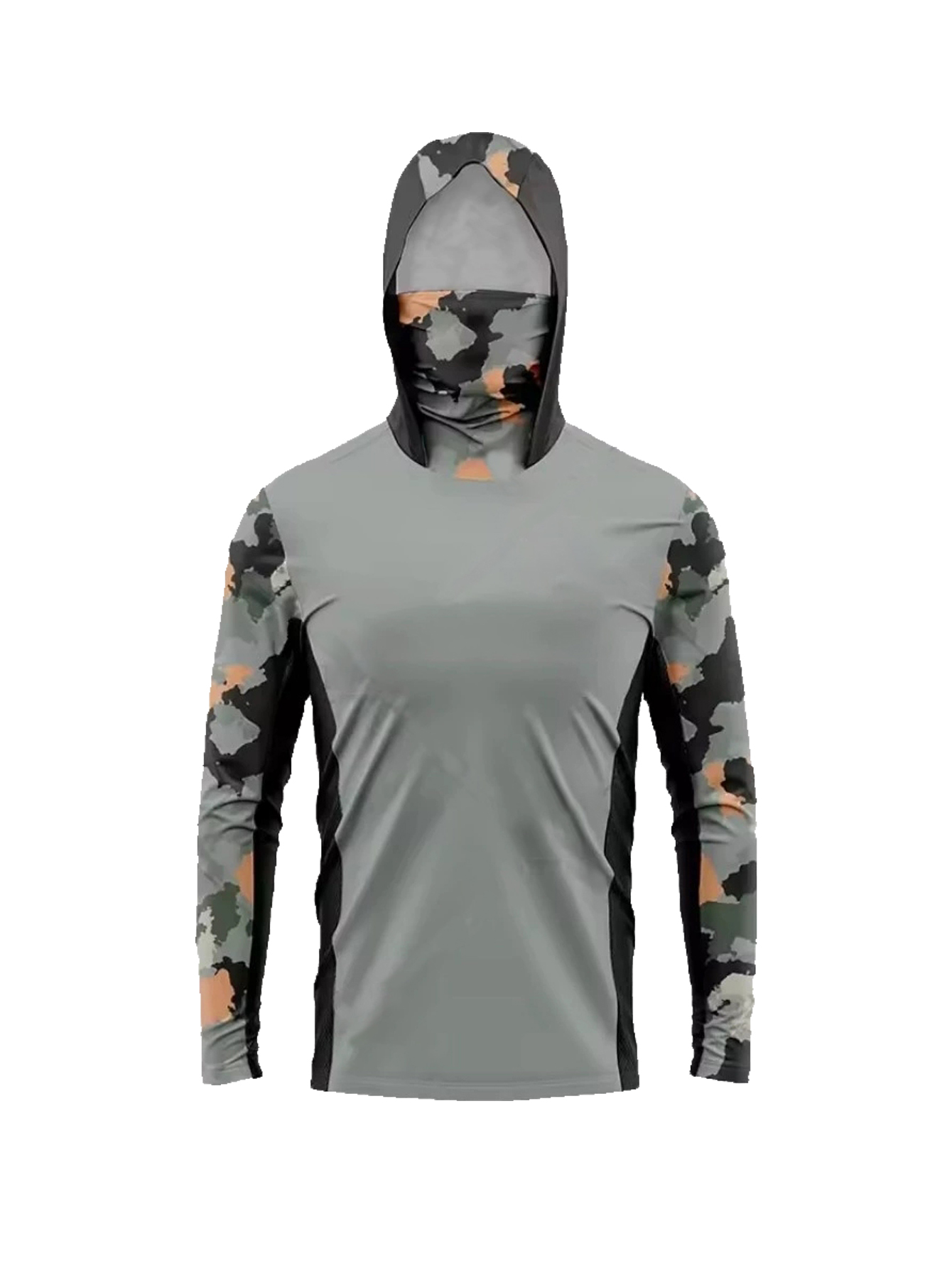 Ocean Blue Digital Brushstroke - Fishing Hoodie review and price