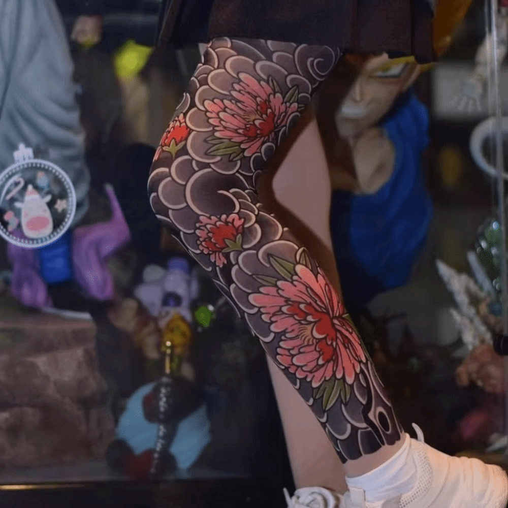 New Full Leg Fake Tattoo Socks - Fishing Socks review and price