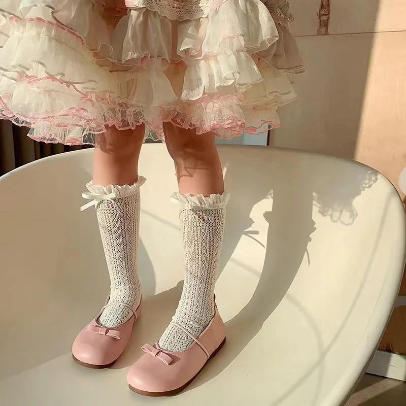 Girls Long Tube Lace Stockings - Fishing Socks review and price
